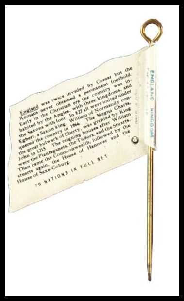 P31 1908 National Flag Pins